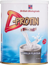 British Biologicals D-Protin Protein Powder Vanilla Flavor, 400g